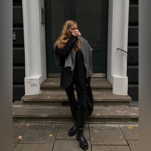 Gia Borghini X Pernille Teisbaek Tubular Combat Boots - Picture 6 of 7